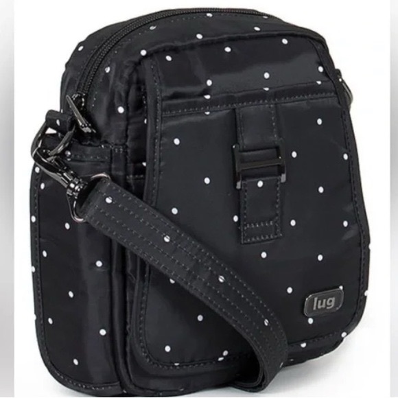 Lug Black and White Polka Dot Bag - Picture 1 of 8